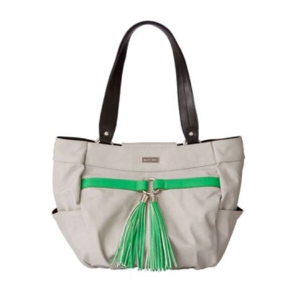 Miche Demi Base Black Bag & Jordan Grey/Green Shell - Picture 1 of 16